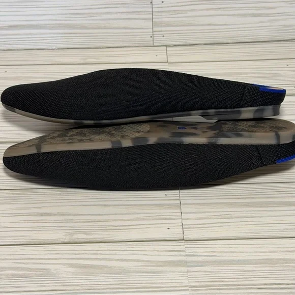 Rothy’s Almond Demi Mule Black Knit Women’s Size 9.5 - Picture 3 of 10